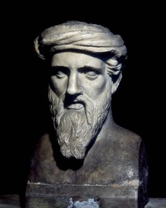 Pythagoraan rintakuva (6. eKr.), Capitolini-museo, Rooma. tekijältä Roman Roman