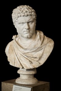 Caracalla (188 - 217 jKr) marmoria, roomalaista taidetta tekijältä Roman Roman