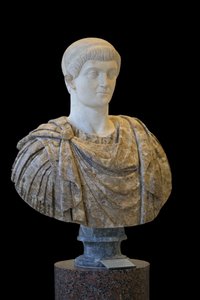 Constant I (337 - 350 jKr) veistos, roomalainen taide tekijältä Roman Roman