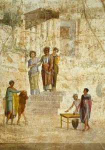 Jasonia ja Peliasta kuvaava fresko Pompejista (UNESCOn maailmanperintöluettelo). tekijältä Roman Roman