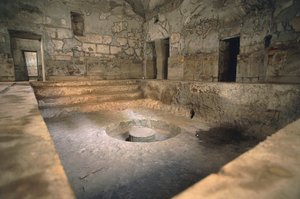 Italia, Campanian alue, Herculaneum, esikaupunkikylpylät tekijältä Roman Roman