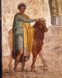 Roomalainen sivilisaatio, Jasonia ja Peliasta kuvaava fresko. Pompejista tekijältä Roman Roman