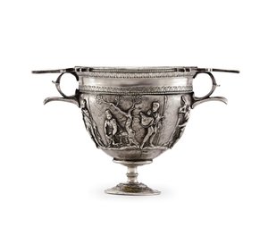 Skyphos, c. 1. vuosisadan loppu eKr. - 1. vuosisadan alku jKr. (hopea) tekijältä Roman Roman