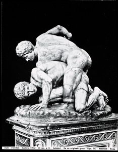 The Wrestlers, kreikkalaisen alkuperäisen 3. vuosisadalla eKr. (marmori) mukaan (m/v kuva) (katso myös 31428 tekijältä Roman Roman