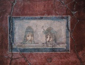 Kaksi teatterinaamiota, 1. vuosisadalla eKr.-79 jKr tekijältä Roman Roman