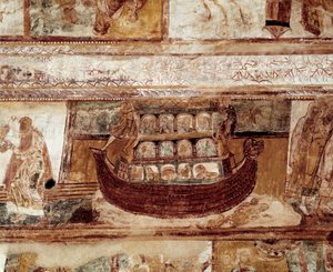 Nooan kaari (katon fresko) tekijältä Romanesque