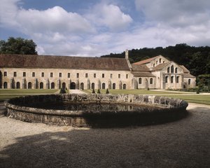 Näkymä luostarille tekijältä Romanesque