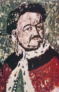 Constantin Cantacuzenon muotokuva (Hurezin luostarissa tehdyn freskon jälkeen)