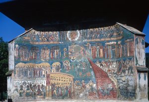 Viimeinen tuomio, 1547-50 tekijältä Romanian School