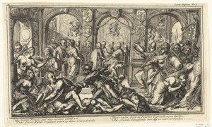Utrechtin liiton allegoria, 1579 tekijältä Romeyn de Hooghe