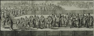 Kuningatar Maria II:n hautajaiskulkue, 1695 tekijältä Romeyn de Hooghe