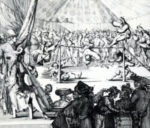 Palkka, joka putoaa, 1697 tekijältä Romeyn de Hooghe