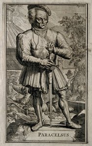 Philippus Theophrastus Aureolus Bombastus von Hohenheim Paracelsus. tekijältä Romeyn de Hooghe