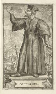 John Husin muotokuva, 1701 tekijältä Romeyn de Hooghe