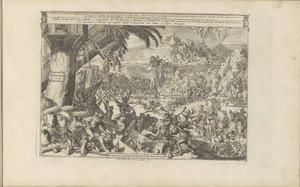 Spaanse wreedheden Länsi-Intiassa Spaensche Tyrannyen in de Westindies / Espanjalaisten tyrannia Länsi-Intiassa (otsikko esineessä) Itä- ja Länsi-Intia ja muut paikat (sarjan nimi) tekijältä Romeyn de Hooghe
