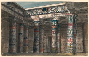 Lavastus, Egyptin sisäpiha tekijältä Romolo Achille Liverani