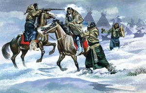 Intiaanit lumessa tekijältä Ron Embleton