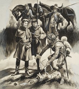 Paperirahaa (guassi paperille) tekijältä Ron Embleton