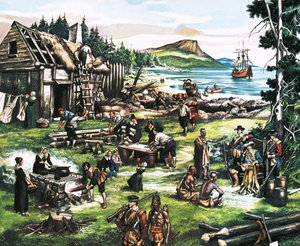 Amerikan uudisasukkaat tekijältä Ron Embleton