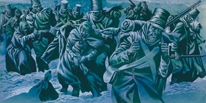 Retriitti Corunnaan (guassi paperille) tekijältä Ron Embleton