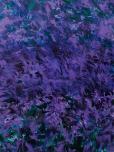 Elävät violetit siveltimenvedot tekijältä Ron Halfant