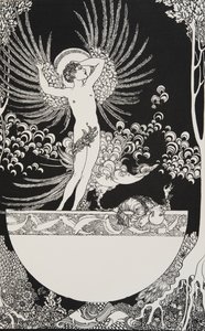 Kuvitus Omar Khayyamin Rubáiyátista, 1920 tekijältä Ronald Balfour