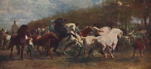 "The Horse Fair", 1855, c1915 tekijältä Rosa Bonheur