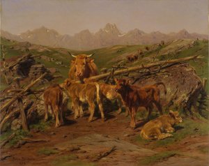 Vasikoiden vieroittaminen, 1879.