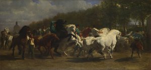 Hevosmessut, 1855 tekijältä Rosa Bonheur