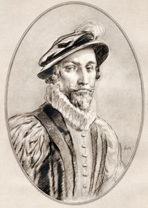 Sir Walter Raleigh, elokuvasta Living Biographies of Famous Men. tekijältä Ross Gordon