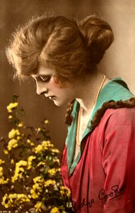 Gladys Cooper 1888-1971, englantilainen näyttelijä, 1900-luvun alku. tekijältä Rotary Photo