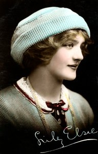 Lily Elsie 1886-1962, englantilainen näyttelijä, 1900-luvun alku.
