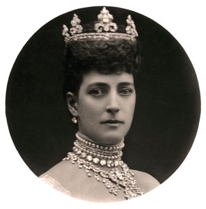 Kuningatar Alexandra 1844-1925, kuningas Edward VII:n kuningatar puoliso 1800-luvun lopulla.