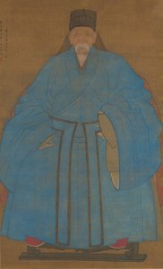 Muotokuva taiteilijan isoisoisoiso Yizhaista 85-vuotiaana...1561 tai 1621. tekijältä Ruan Zude