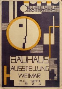 Bauhaus-näyttely Weimarissa heinä-syyskuussa 1923 tekijältä Rudolf Baschant