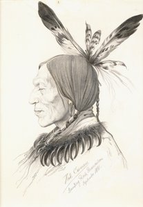 Heu-Topa, Neljä sarvea tai Jagoo, Tarinankertoja, Hunkpapa Siouxin päällikkö tekijältä Rudolf Cronau