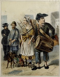 Palvelija vei koirat ulos, 1843 tekijältä Rudolf Kasimirovich Zhukovsky