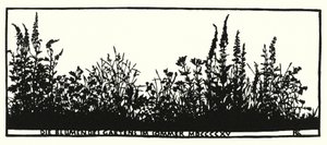 Sivu kotielämästä, siluetteja Rudolf Koch (litho) tekijältä Rudolf Koch