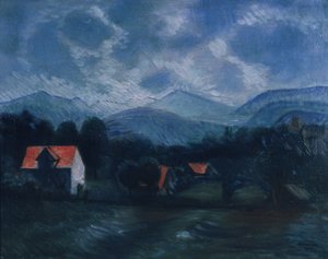 Alppien maisema
