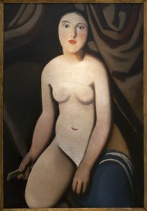 Peilin edessä. Rudolf Kremlickan (1886-1932) maalaus Öljy kankaalle
