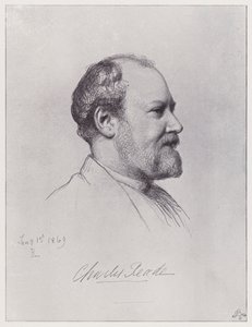 Charles Reade (litho) tekijältä Rudolf Lehmann