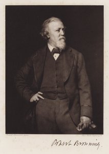 Robert Browning (litho) tekijältä Rudolf Lehmann