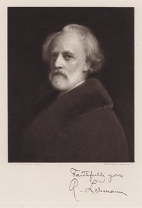 Rudolf Lehmann, omakuva (litho)