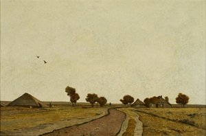 Hollantilainen maisema maatiloilla