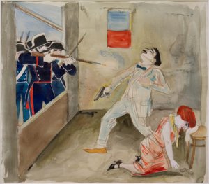 Anarkisti Moron kuolema tekijältä Rudolf Schlichter