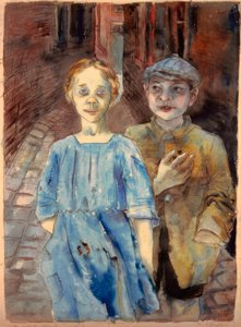 Hylätty nuoriso tekijältä Rudolf Schlichter