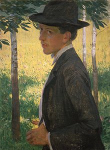 Omakuva, noin 1905 (öljy kankaalle)