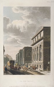 Näkymä Old Baileysta pohjoiseen, Lontoon kaupunki, 1814