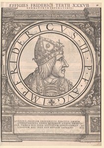 Pyhän Rooman keisari Frederic III (painettu)