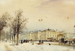 Pohjois-asema, Wien; Pohjois-asema, Wien, 1852 tekijältä Rudolf von Alt